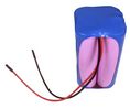 Rechargeable Battery Pack, Li-Ion, 7.4V, 5.2Ah, Wire Lead